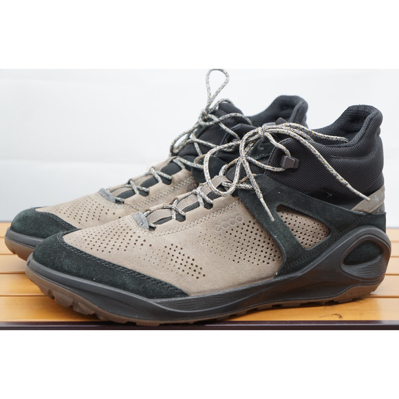 ECCO Gore-Tex Biom 2Go Mens 9 Hiking Waterproof Ankle Boots Leather Brown Black main image 11